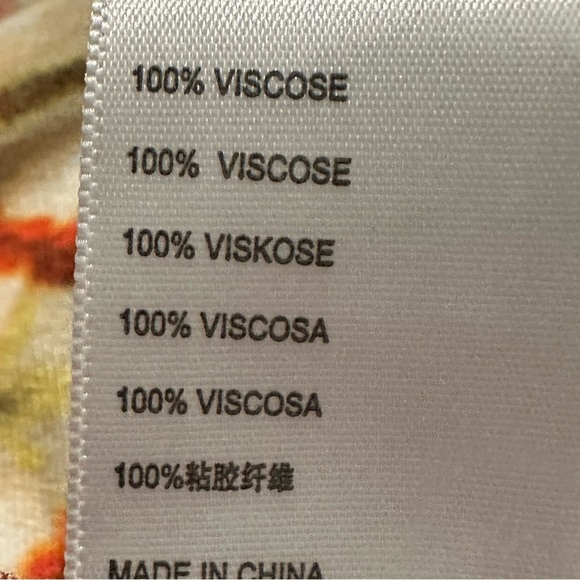 Urban Outfitters Old Soul Yellow Green Orange Smocked Crop Top Size XS NEW - Picture 12 of 12